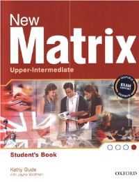 New Matrix Upper-intermediate Students Book